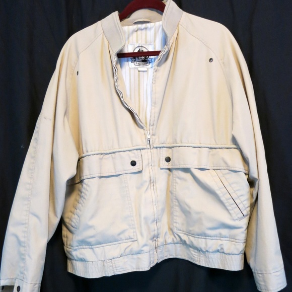 Saddlery Jacket L Ivory Vintage - Picture 1 of 7